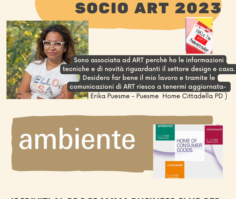 PARTECIPA AD AMBIENTE CON IL PROGRAMMA  BUSINESS CLUB